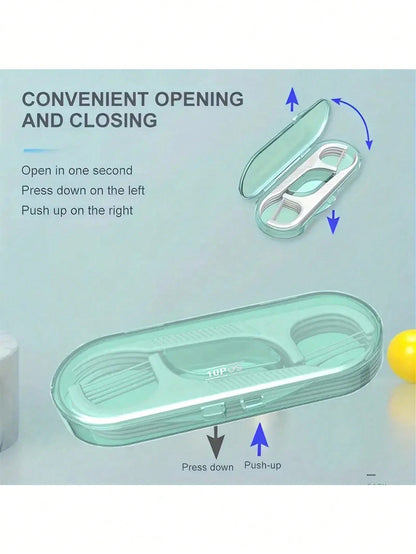 X Milania 10 Dental Floss Per Box- Portable, Effective, And Essential Travel Oral Care For Cleaning Food Residue With Multiple Sets To Choose From