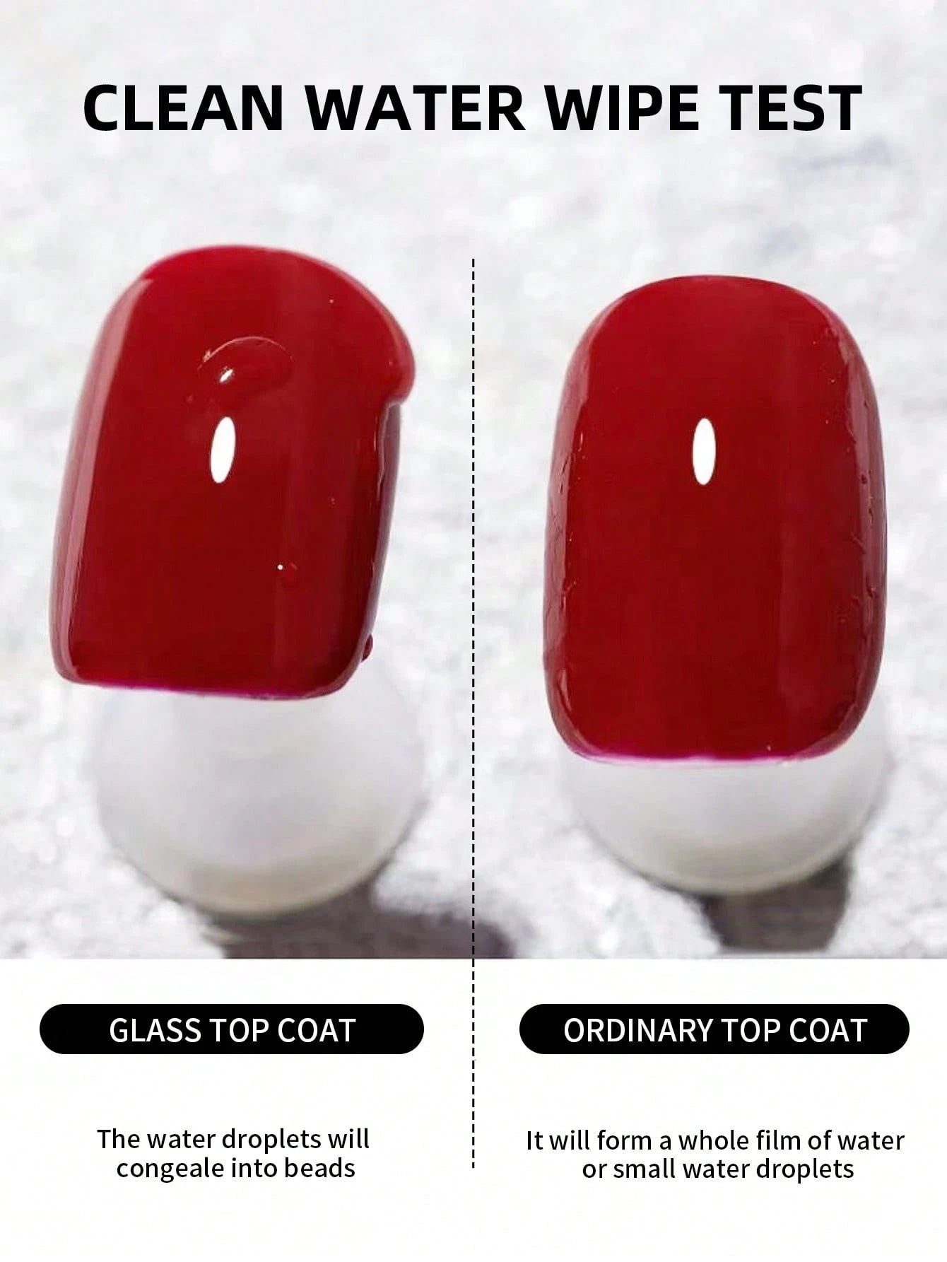 XEIJAYI 2Pcs 15ml Glass Top Coat Long Lasting Clear Rubber Top Coat LED UV Strengthen Nails High Gloss Top Finish Gel Nail Polish