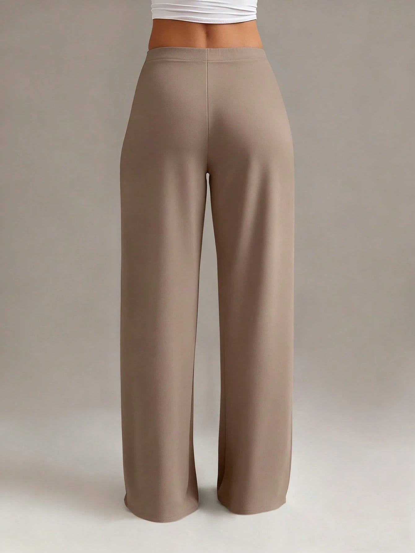 XLLAIS Women's Fashion High Waist Straight Leg Pants Casual Spring, Work To Weekend