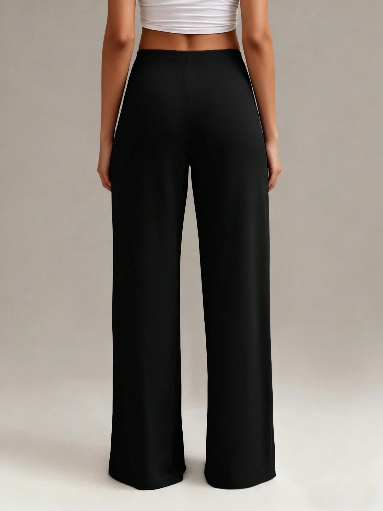 XLLAIS Women's Fashion High Waist Straight Leg Pants Casual Spring, Work To Weekend