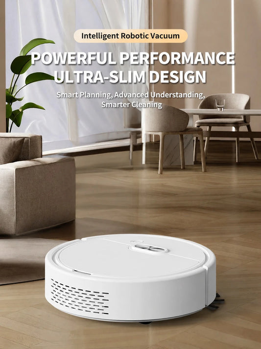 YAIUZGOO 3-In-1 Smart Robot Vacuum, 60mm Ultra-Thin Body, Powerful Suction, 45dB Quiet Automatic Sweeping And Mopping Robot, Suitable For Home Hard Floors, Carpets And Pet Hair