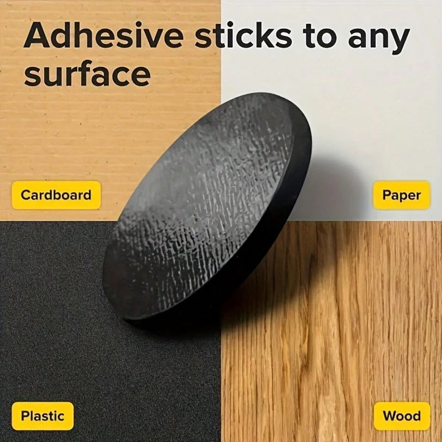 YITAPE Easy-Peel Round Magnetic Tape With Adhesive Backing, 20pcs Adhesive Round Magnetic Tape (Diameter 0.8" X 0.08"), Multi-Purpose Magnetic Dots, Suitable For Art Projects And Photos, Easy-Tear 0.8