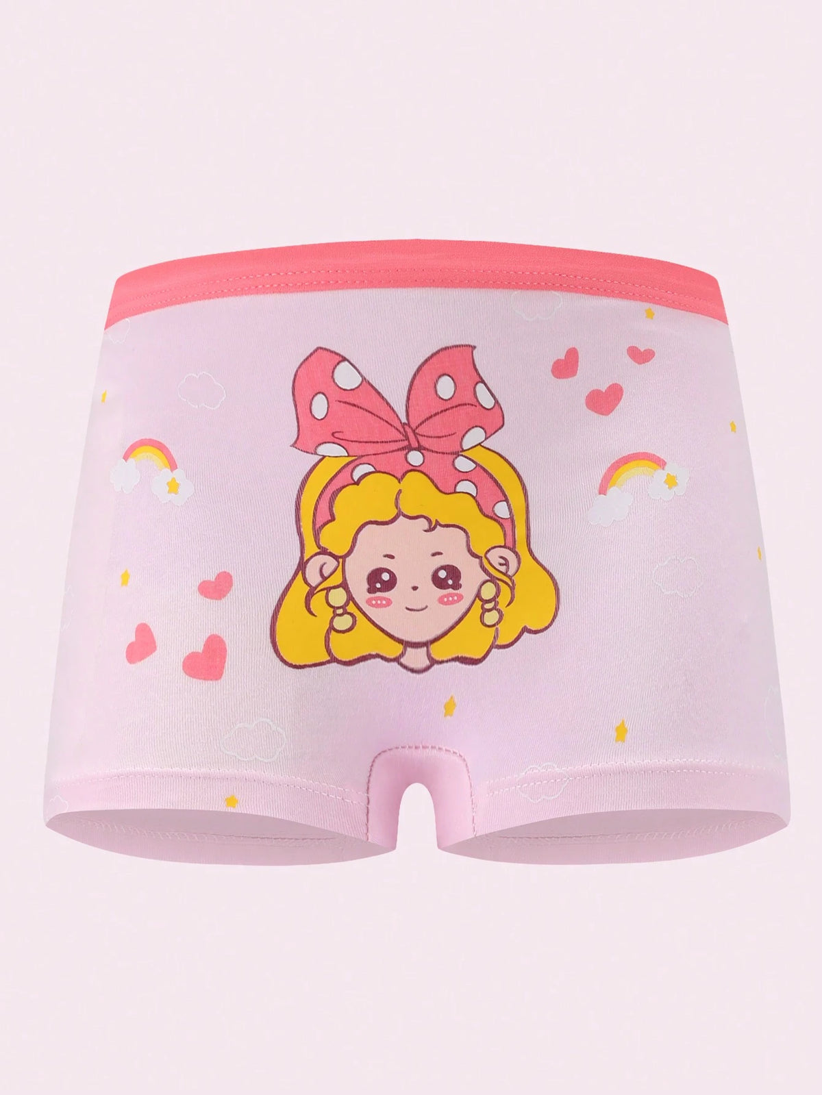 Young Girl 8pcs/Pack Soft & Comfortable Cute Pattern Briefs