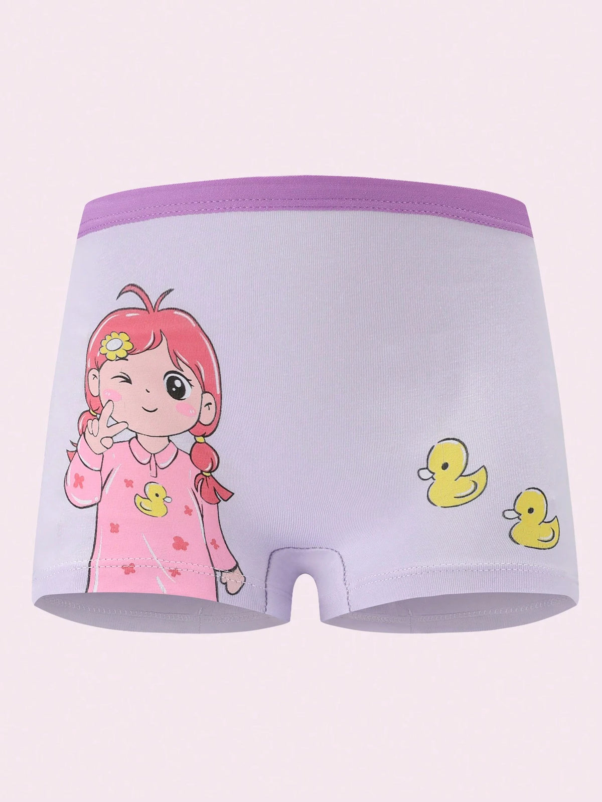 Young Girl 8pcs/Pack Soft & Comfortable Cute Pattern Briefs