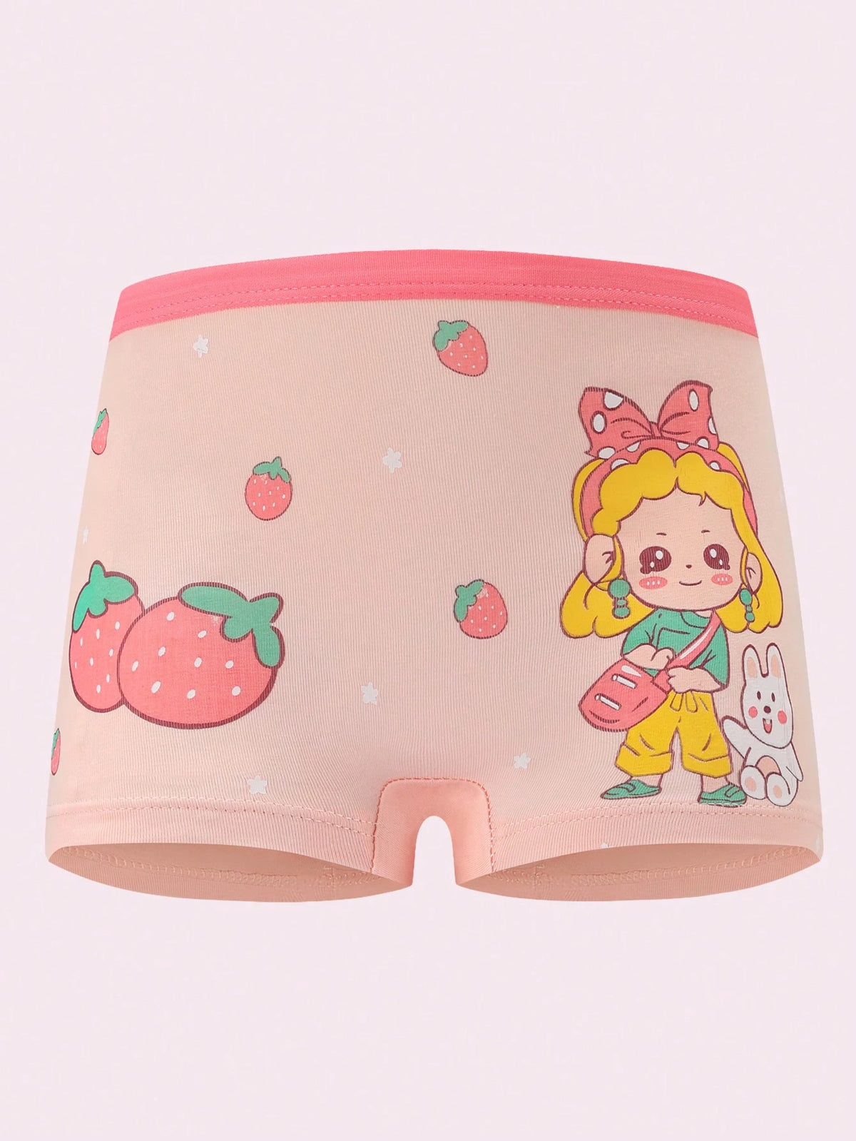 Young Girl 8pcs/Pack Soft & Comfortable Cute Pattern Briefs