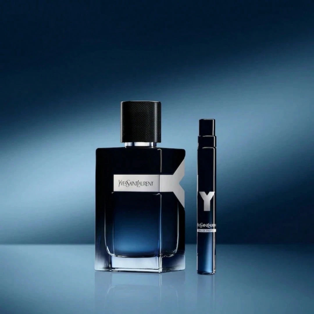 Yves Saint Laurent Y Eau De Parfum Spray With Fresh Geranium & Sensual Woods 3.4 Oz