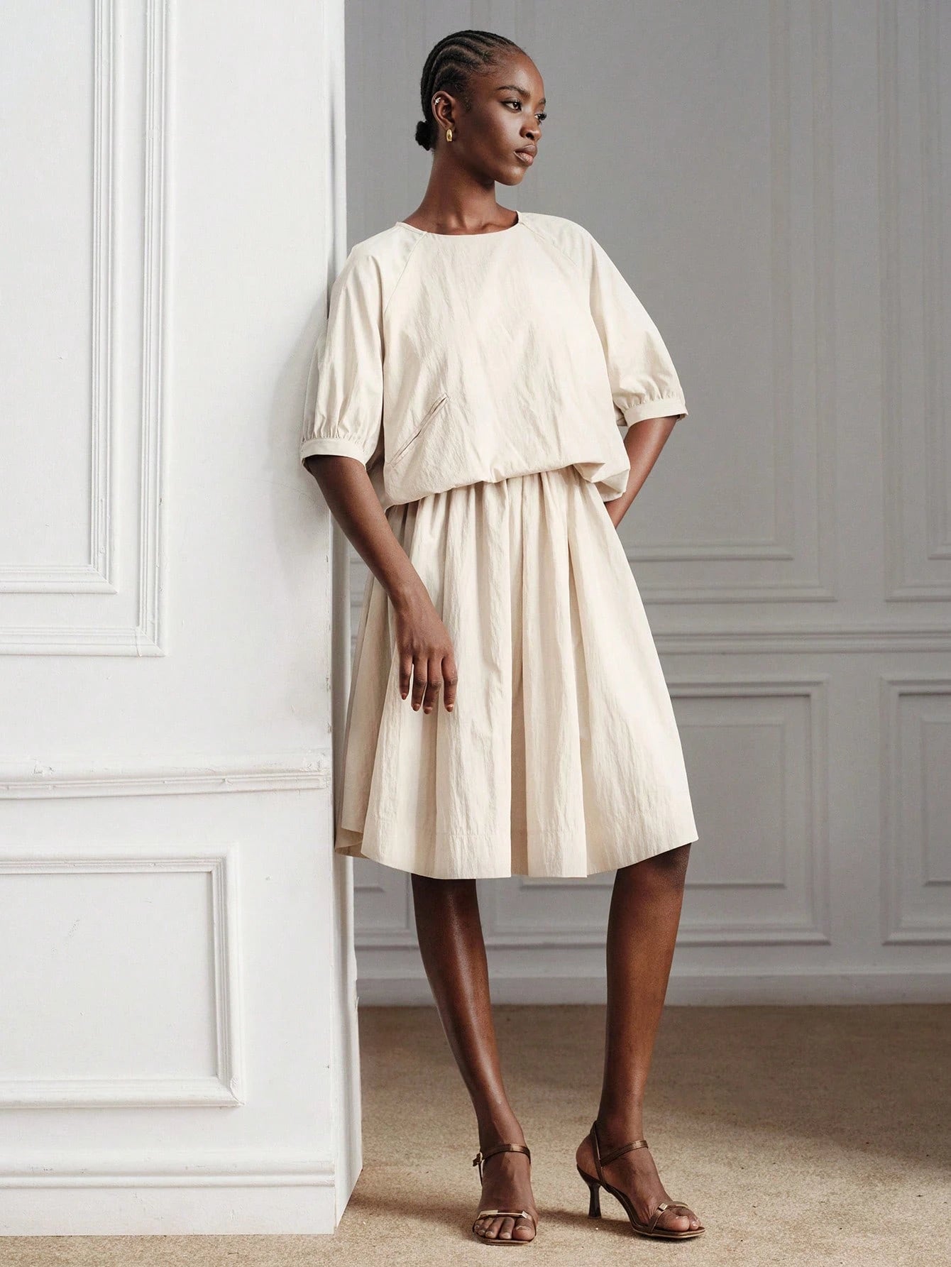 Zanirela Women's Solid Color Casual Minimalist Party & Travel Dress