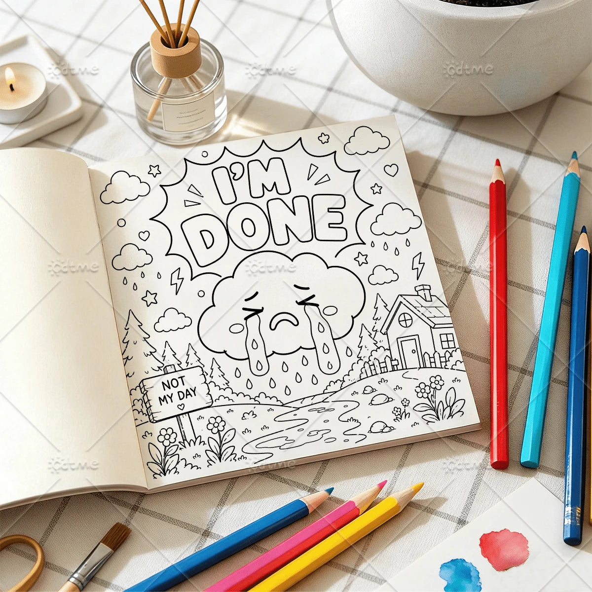 Zero Energy Adult Coloring Book For Adults, Funny Relatable Sarcastic Quote Coloring Pages For Stress Relief Mindfulness Activity Book, Humorous Mood Mental Load Art Therapy Drawing Book, Relaxing Gif