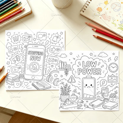 Zero Energy Adult Coloring Book For Adults, Funny Relatable Sarcastic Quote Coloring Pages For Stress Relief Mindfulness Activity Book, Humorous Mood Mental Load Art Therapy Drawing Book, Relaxing Gif
