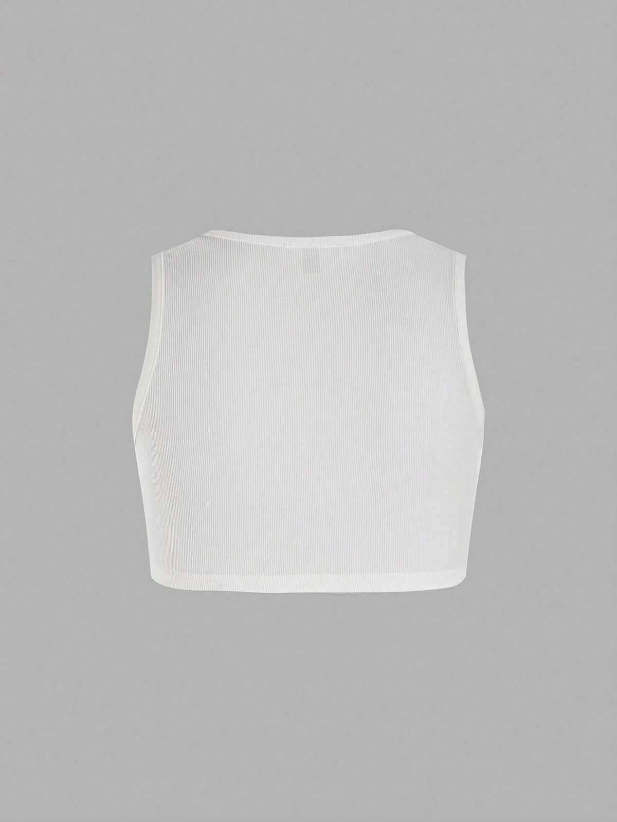 Zyxie Women's Solid Color Ribbed Twist Design Sexy Tank Top For Summer